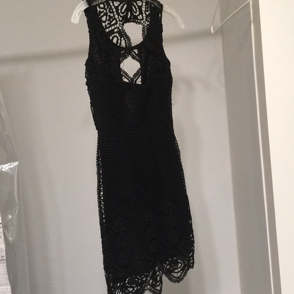 Black Lacey Dress NWOT - Picture 6 of 7